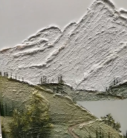 肌理油画细节展示
